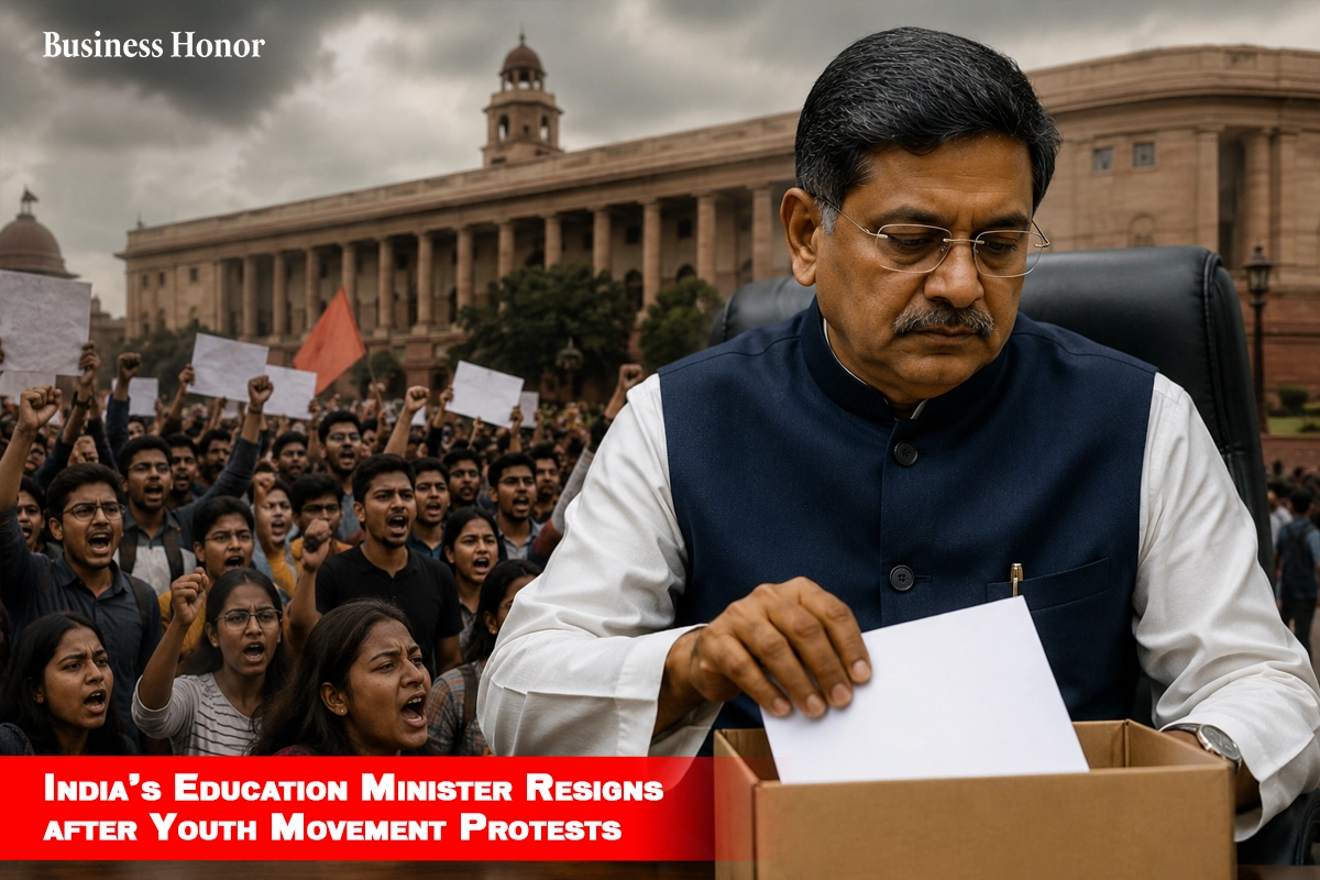  India&rsquo;s Education Minister Resigns after Youth Movement Protests 